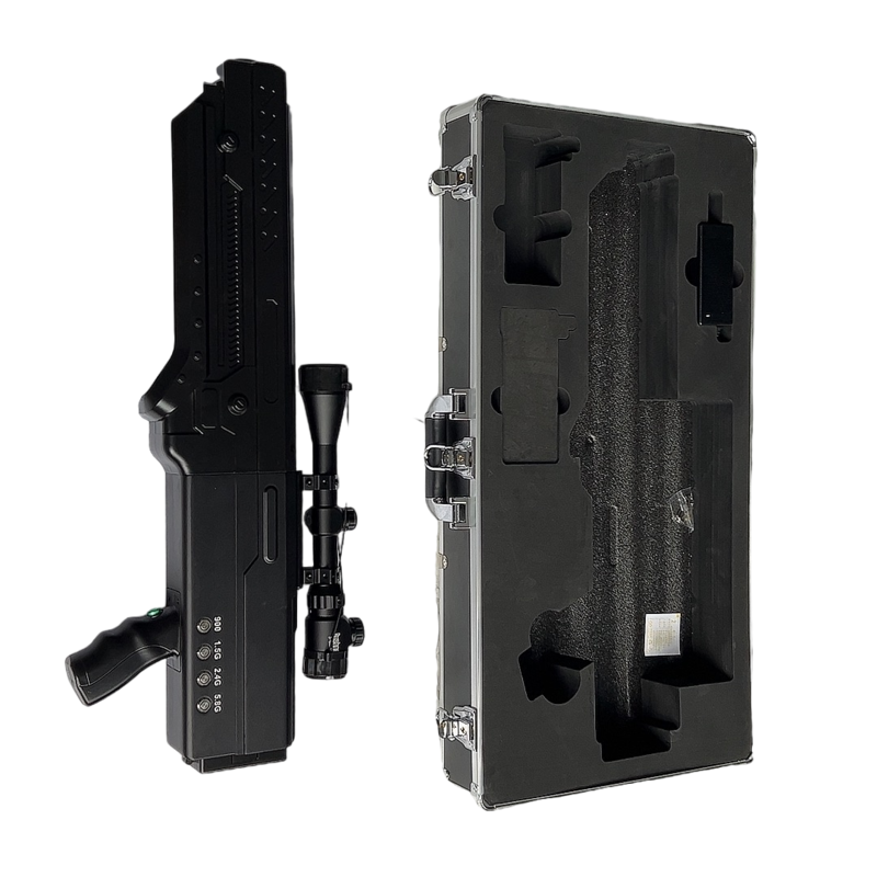  荥经手持便携式枪型低空防御反制四通道A型