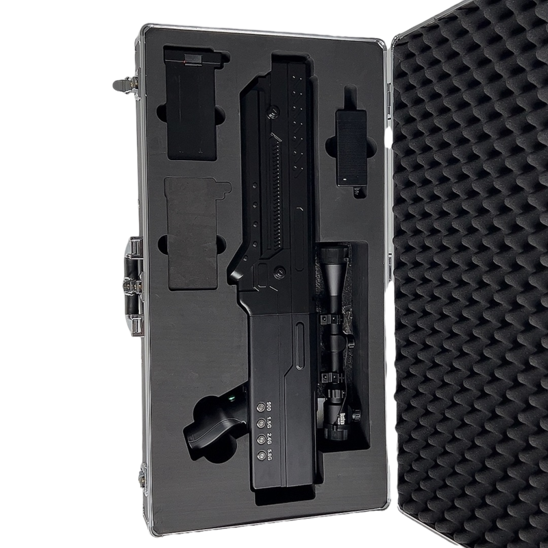  荥经手持便携式枪型低空防御反制四通道B型